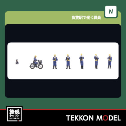 Nｹﾞｰｼﾞ KATO 24-1101 貨物駅で働く職員 新製品  2026年5月予定