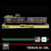 Nｹﾞｰｼﾞ ﾎﾋﾞｰｾﾝﾀｰｶﾄｰ MICRO-TRAINS 0399306002 40ftﾎ゙ｯｸｽｶｰ UP