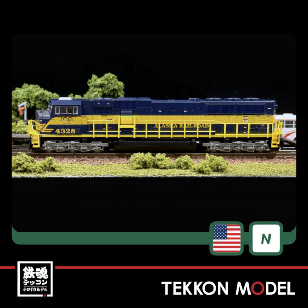 Nｹﾞｰｼﾞ ﾎﾋﾞｰｾﾝﾀｰｶﾄｰ  HobbyCenter KATO  176-6412 EMD SD70MAC Alaska Railroad #4328 Alaska Railroad 100 Years - 画像 (2)