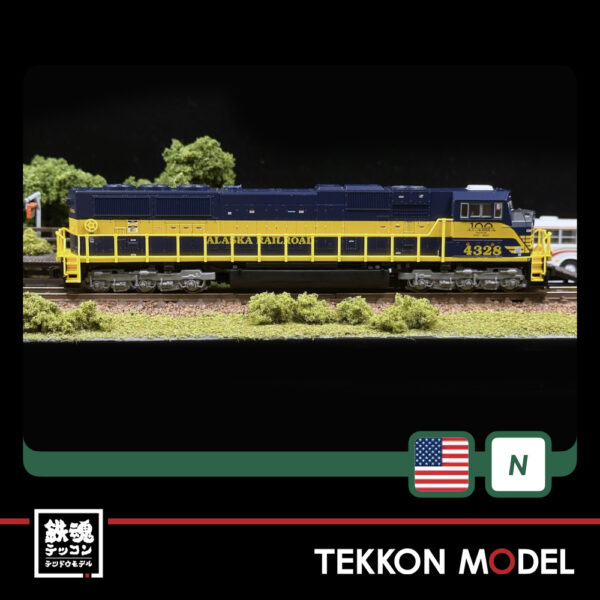 Nｹﾞｰｼﾞ ﾎﾋﾞｰｾﾝﾀｰｶﾄｰ  HobbyCenter KATO  176-6412 EMD SD70MAC Alaska Railroad #4328 Alaska Railroad 100 Years - 画像 (3)