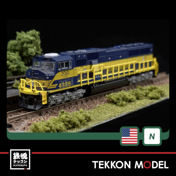 Nｹﾞｰｼﾞ ﾎﾋﾞｰｾﾝﾀｰｶﾄｰ  HobbyCenter KATO  176-6412 EMD SD70MAC Alaska Railroad #4328 Alaska Railroad 100 Years - 画像 (4)