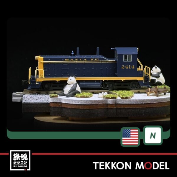 Nｹﾞｰｼﾞ ﾎﾋﾞｰｾﾝﾀｰｶﾄｰ  HobbyCenter KATO  176-4376 EMD NW2 AT&SF #2414 - 画像 (2)