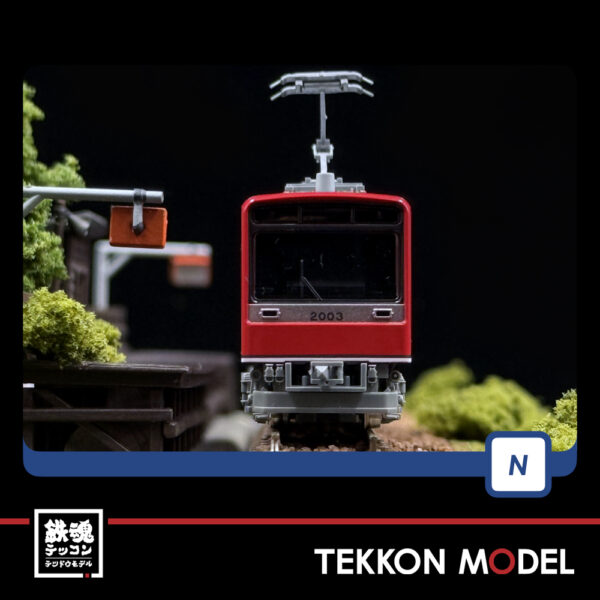Nｹﾞｰｼﾞ TOMIX 98148 箱根登山電車2000形ｻﾝ･ﾓﾘｯﾂ号(ｱﾚｸﾞﾗ塗装)ｾｯﾄ(2両) - 画像 (9)