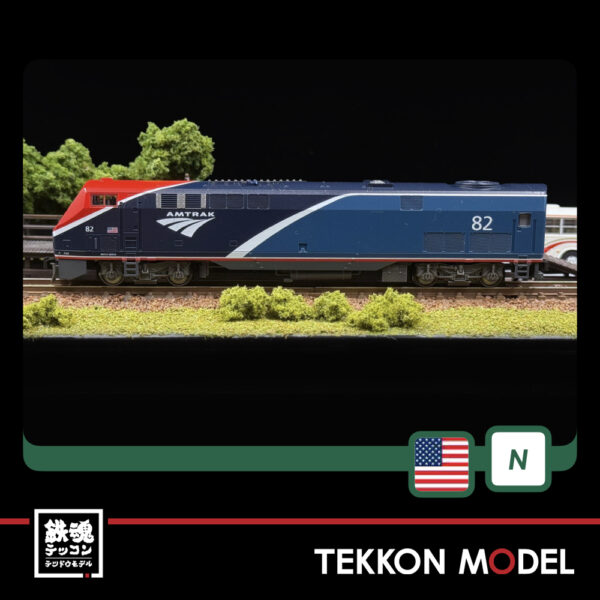 Nｹﾞｰｼﾞ HobbyCenter KATO 176-6040 GE P42 Amtrak® Phase VII #82 - 画像 (2)