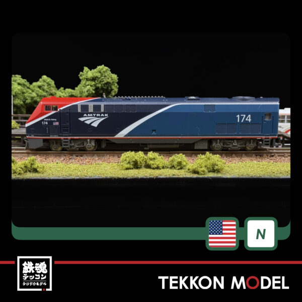 Nｹﾞｰｼﾞ HobbyCenter KATO 176-6041 GE P42 Amtrak® Phase VII #174 - 画像 (5)