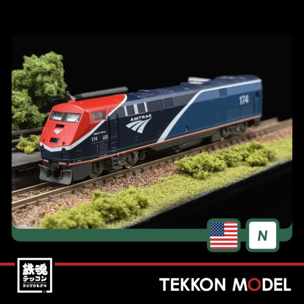Nｹﾞｰｼﾞ HobbyCenter KATO 176-6041 GE P42 Amtrak® Phase VII #174 - 画像 (6)