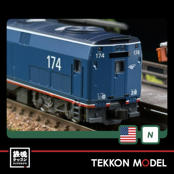 Nｹﾞｰｼﾞ HobbyCenter KATO 176-6041 GE P42 Amtrak® Phase VII #174 - 画像 (2)
