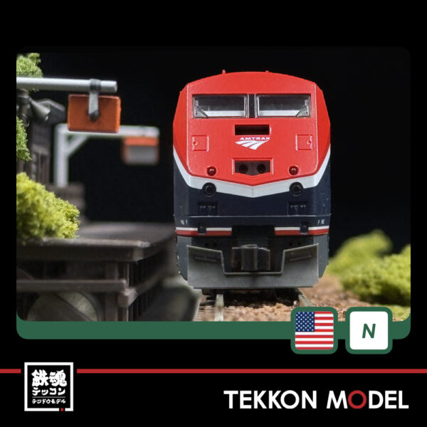 Nｹﾞｰｼﾞ HobbyCenter KATO 176-6041 GE P42 Amtrak® Phase VII #174 - 画像 (4)