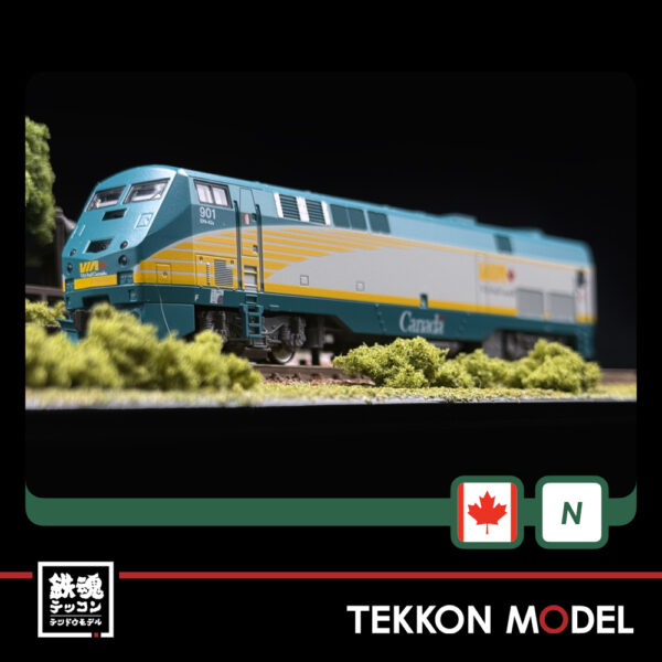 Nｹﾞｰｼﾞ HobbyCenter KATO 176-6042 GE P42 VIA Rail #901
