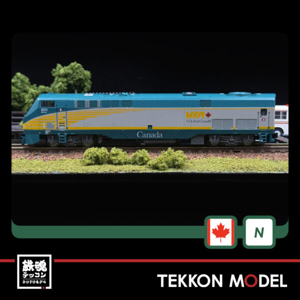 Nｹﾞｰｼﾞ HobbyCenter KATO 176-6042 GE P42 VIA Rail #901 - 画像 (2)