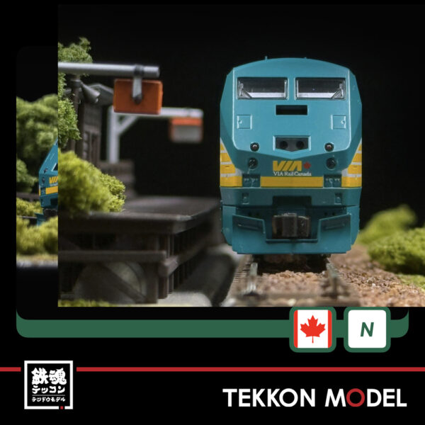 Nｹﾞｰｼﾞ HobbyCenter KATO 176-6043 GE P42 VIA Rail #917 - 画像 (6)